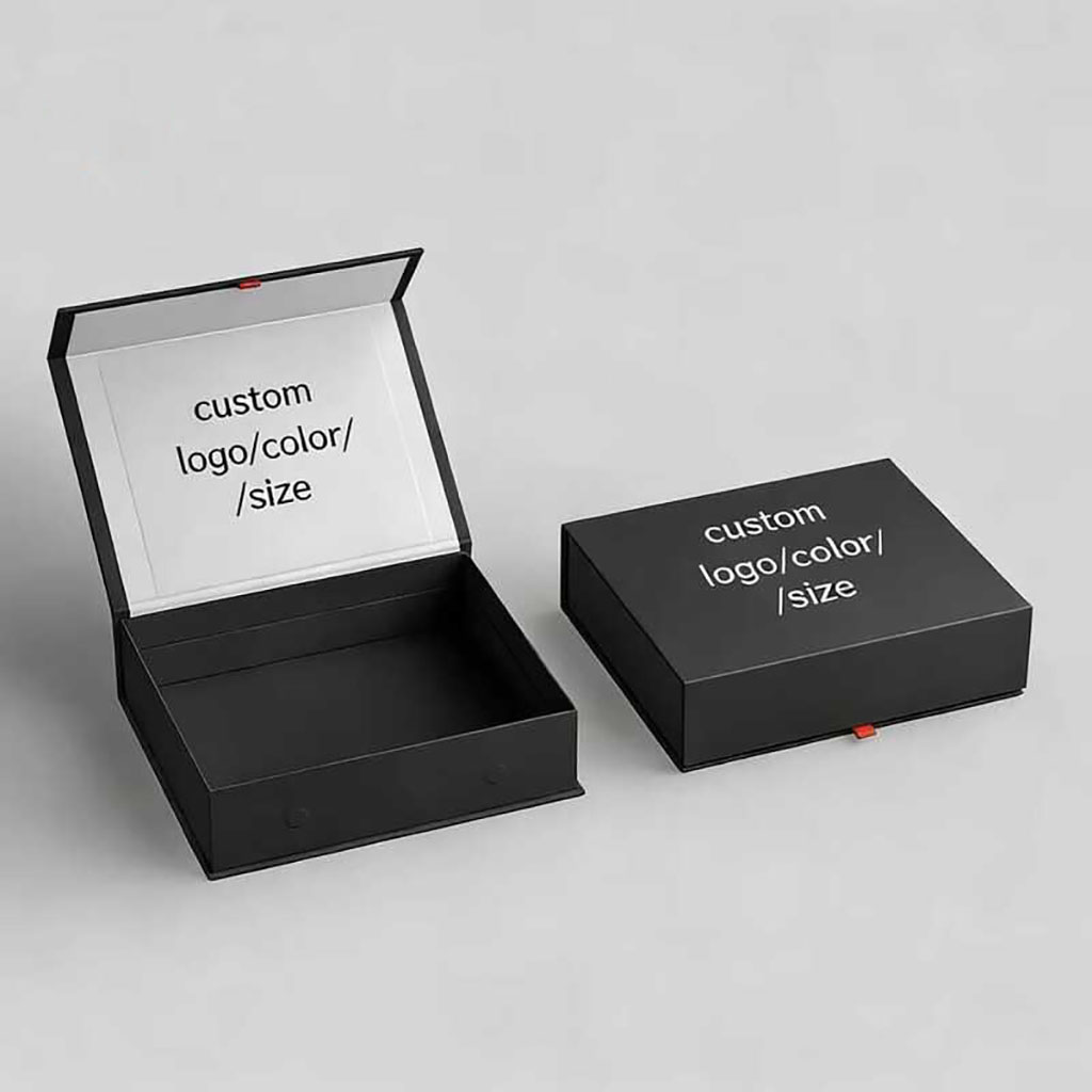 magnetic box Customized packaging boxes - Logo printing available, color and size options available.