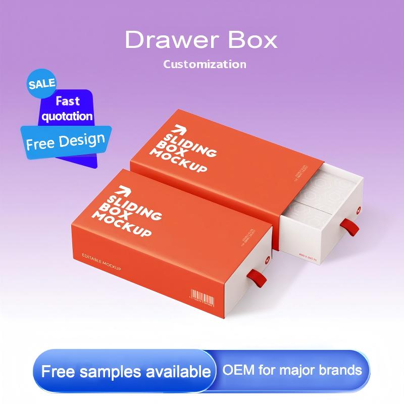 Custom drawer boxes for serum and essential oil packaging